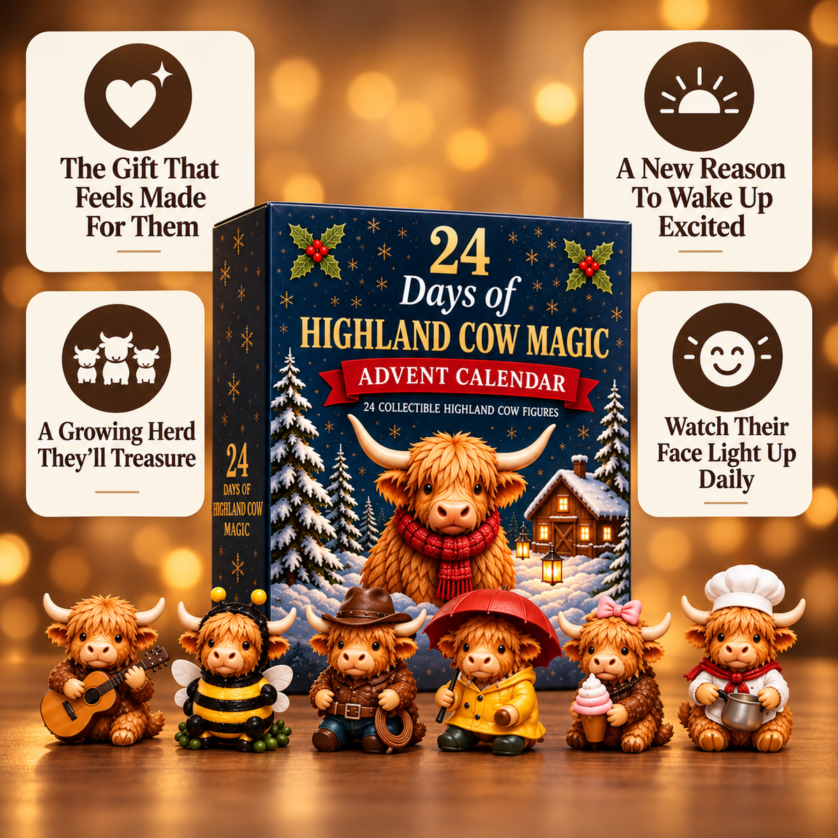 Highland Cow Advent Calendar