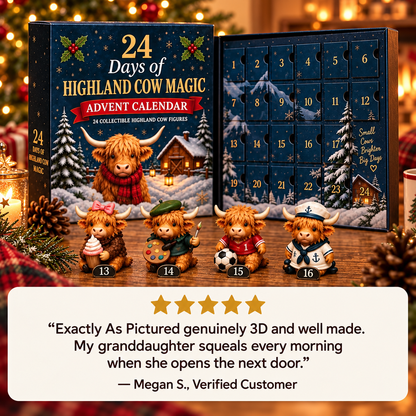 Highland Cow Advent Calendar