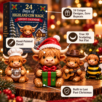 Highland Cow Advent Calendar