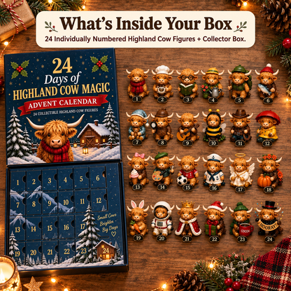 Highland Cow Advent Calendar