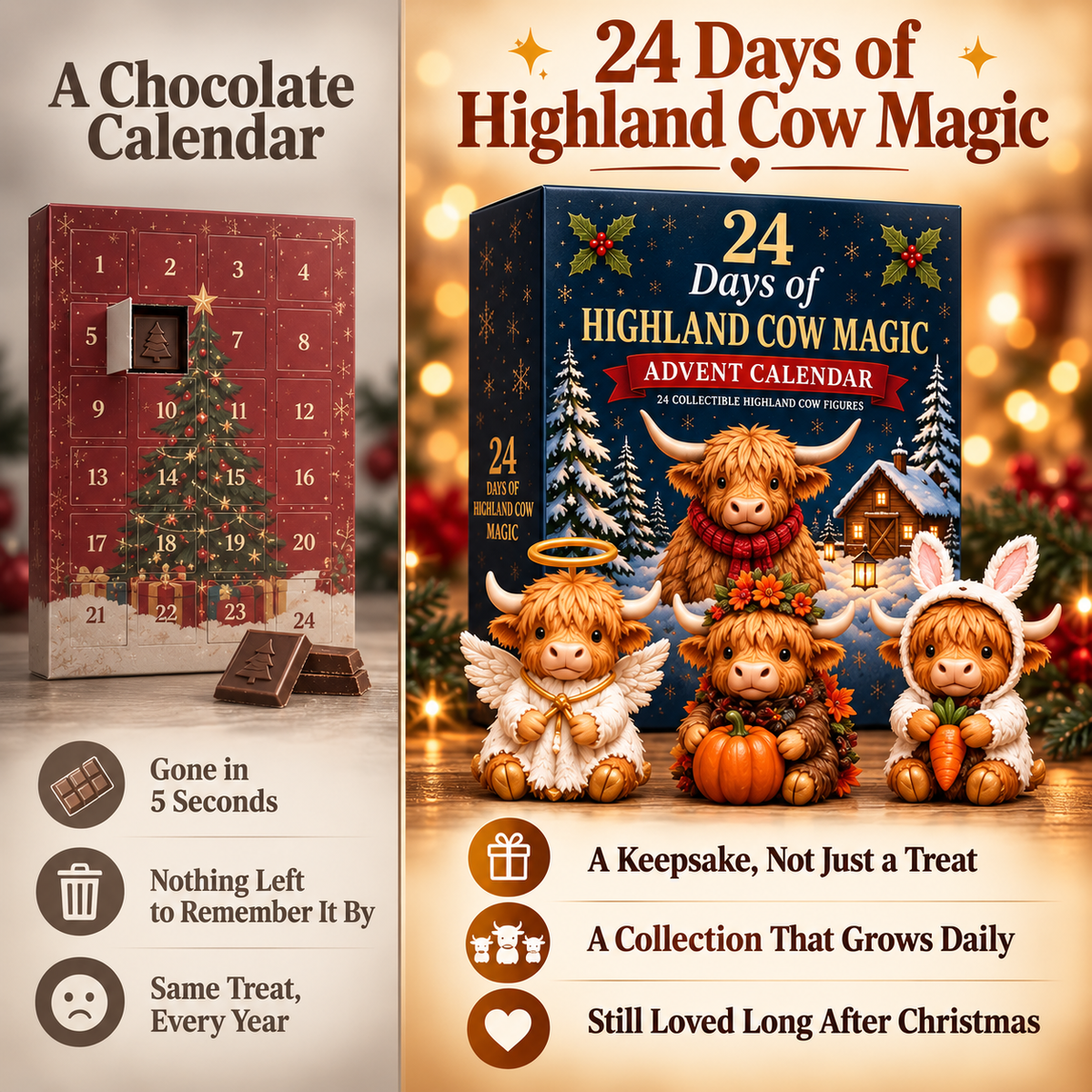 Highland Cow Advent Calendar