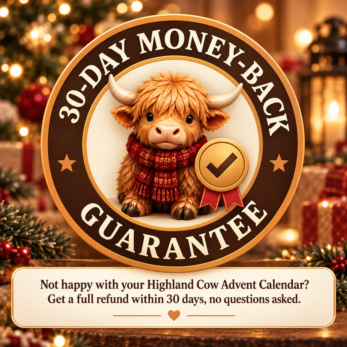 Highland Cow Advent Calendar