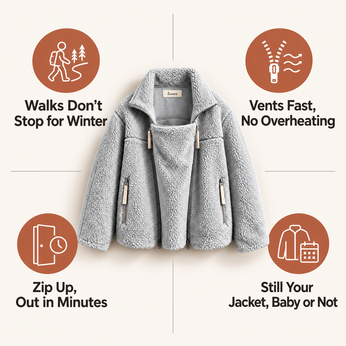 Kangaroo Convertible Fleece