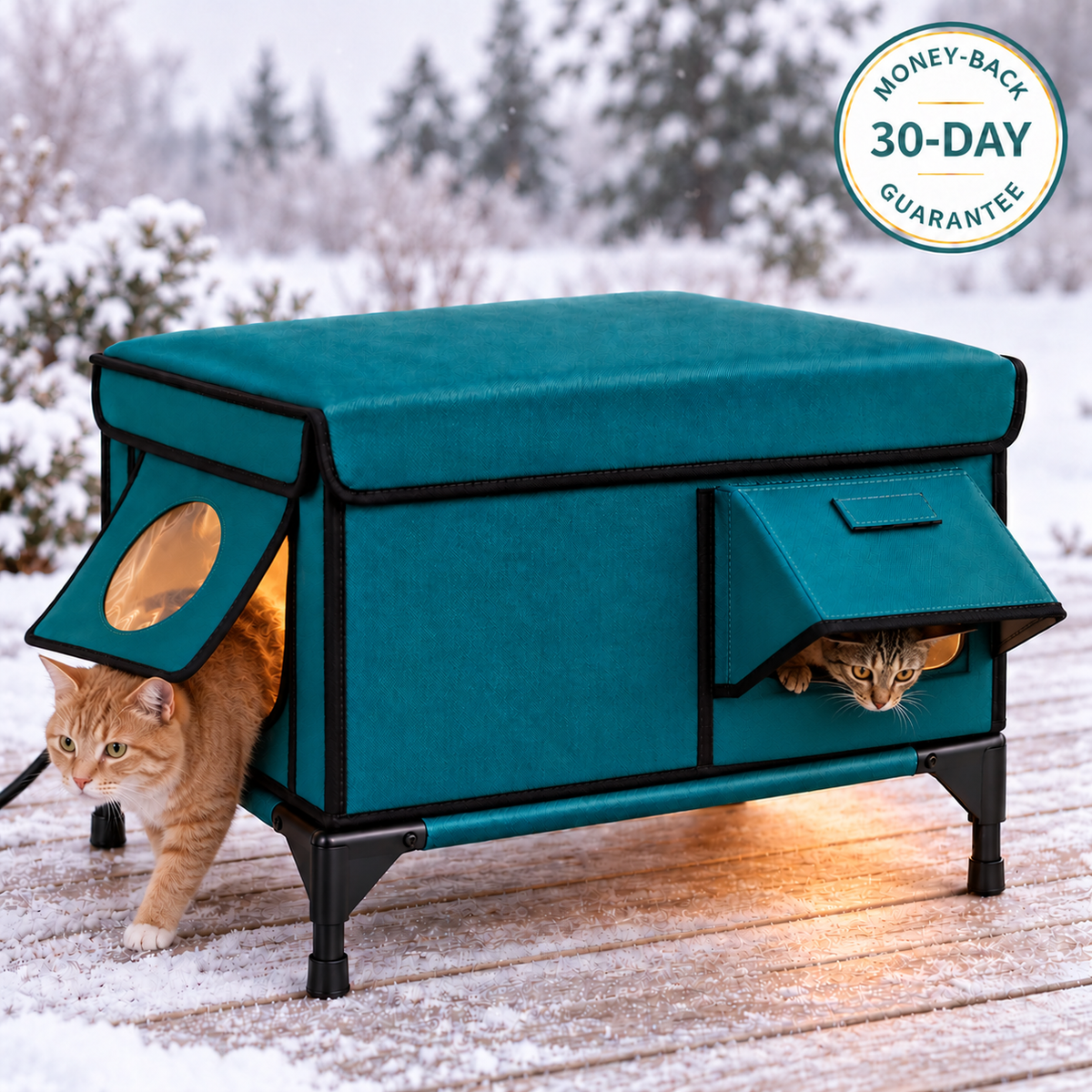 Zuvora™ Heated Cat House