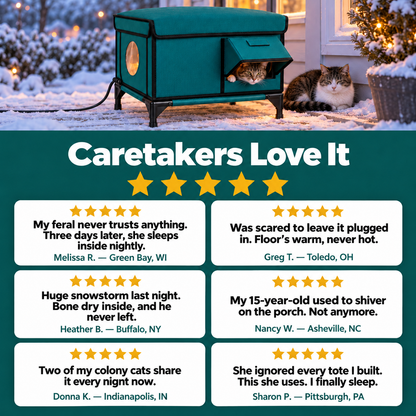 Zuvora™ Heated Cat House
