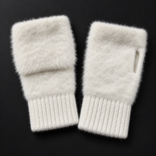 Cozy fingerless mittens