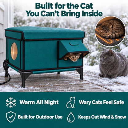 Zuvora™ Heated Cat House